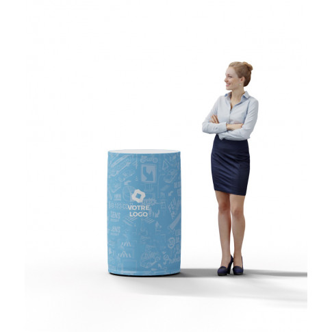 Individuell gestaltbare aufblasbare Theke