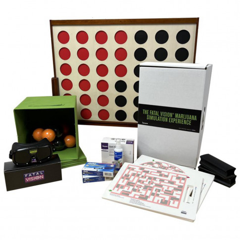 Kit complet de lunettes cannabis avec 3 activités FatalVision®