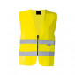 Personalisierte Sicherheitsweste für Erwachsene mit Reißverschluss