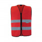 Personalisierte Sicherheitsweste für Erwachsene mit Reißverschluss