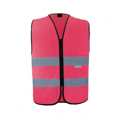 Personalisierte Sicherheitsweste für Erwachsene mit Reißverschluss