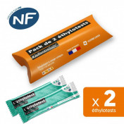 Ethylotest jetable pour jeune conducteur NF sans ballon 0,2 G/L NF  FREEDRIVE 2 à 1,20 €