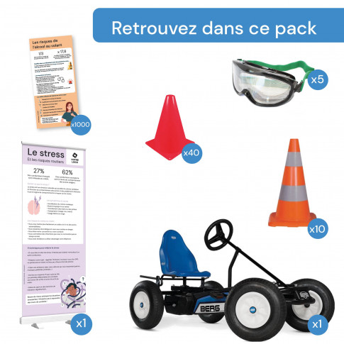 Pack prévention addictions avec karting à pédales