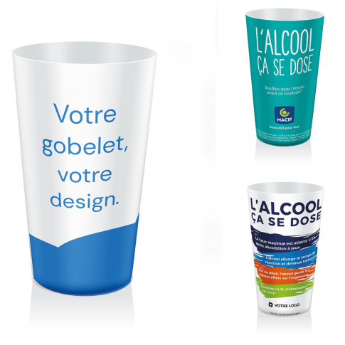 Gobelet doseur prévention alcool - 100 % personnalisable