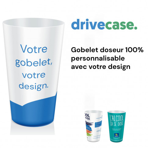 Gobelet doseur prévention alcool - 100 % personnalisable