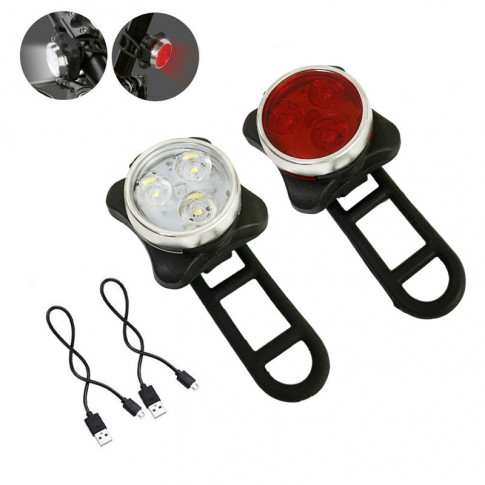 USB-aufladbare Fahrradlampen (In Deutschland nicht verfügbar)