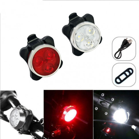 USB-aufladbare Fahrradlampen (In Deutschland nicht verfügbar)