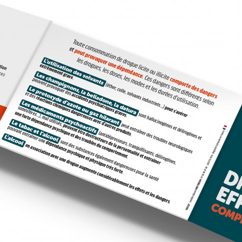 Individuell gestaltbare Informationsleiste zum Thema Drogen