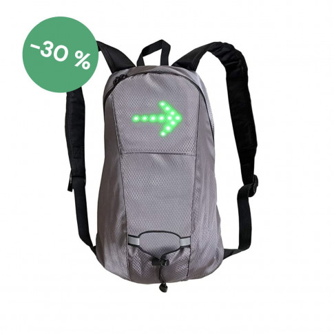 PROMO : Sac à dos led clignotant 8 litres pour vélo