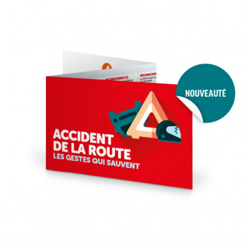 Réglette de sensibilisation aux premiers secours accidents