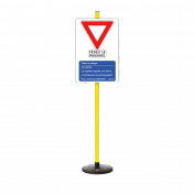 Kit école : 9 panneaux de signalisation routière