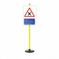 Lehrschild „Vorfahrt von rechts”