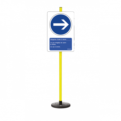 Lehrschild Rechtsabbiegepflicht 