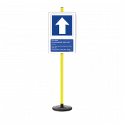 Lehrtafel Einbahnstraße