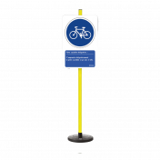 Lehrtafel „Radweg...