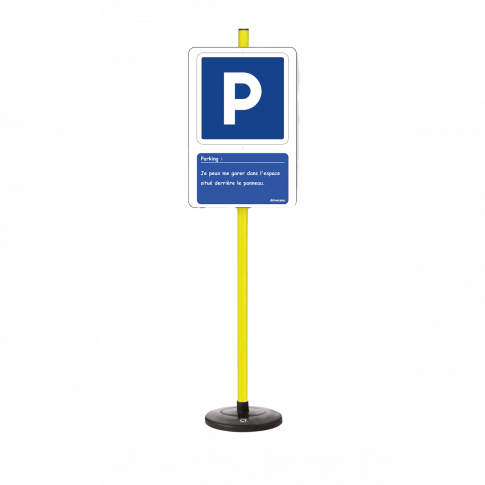 Lehrtafel „Parkplatz“