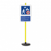 Lehrschild „Einfahrt in...