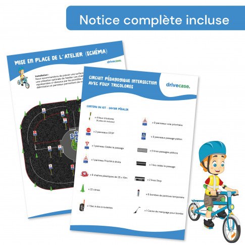 Lehrpfad „Kreuzung” mit Ampeln