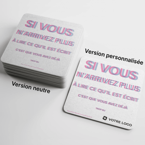 Untersetzer zur Alkoholprävention (3 Modelle zur Auswahl)