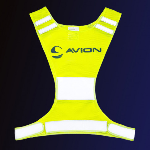 Reflektierende Weste für Radfahrer und Läufer, individuell gestaltbar
