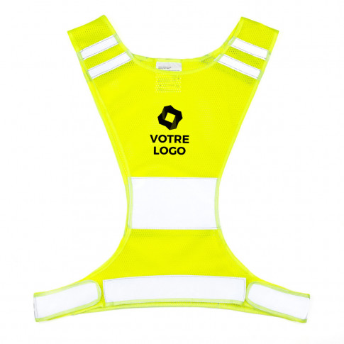 Reflektierende Weste für Radfahrer und Läufer, individuell gestaltbar