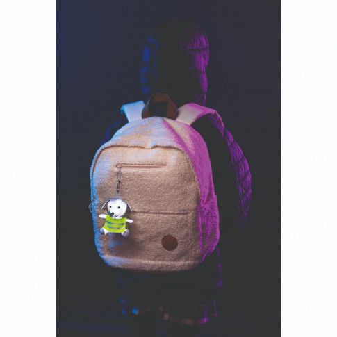 Reflektierender, personalisierbarer Plüsch-Schlüsselanhänger