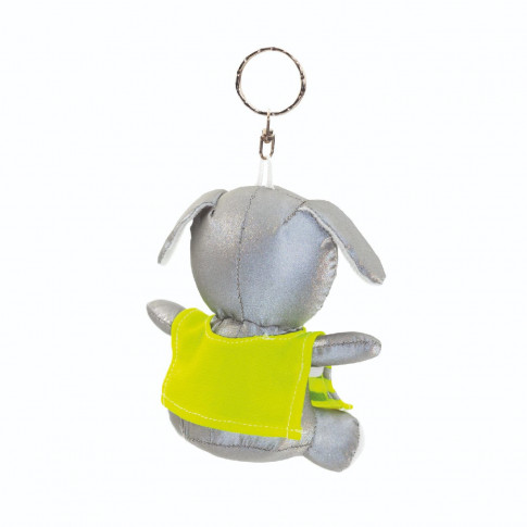 Reflektierender, personalisierbarer Plüsch-Schlüsselanhänger