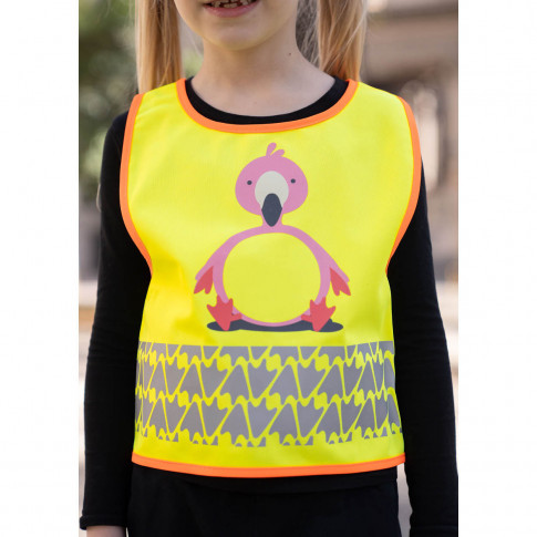 Reflektierende Kinderweste mit Motiv