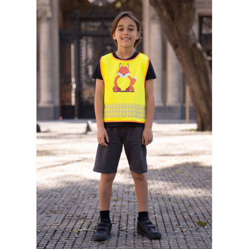 Gilet réfléchissant enfant avec dessin