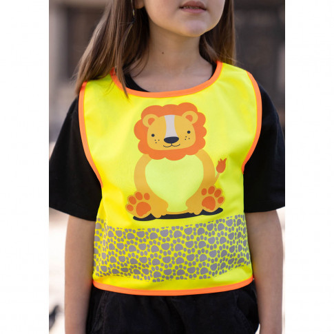 Reflektierende Kinderweste mit Motiv