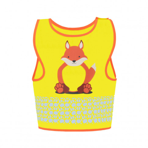 Reflektierende Kinderweste mit Motiv