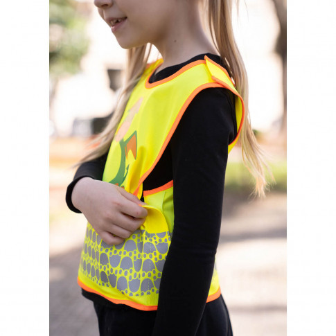 Gilet réfléchissant enfant avec dessin