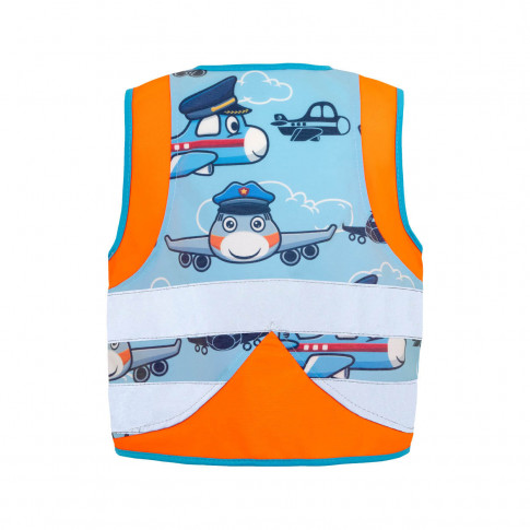 Reflektierende Kinderweste mit Motiv