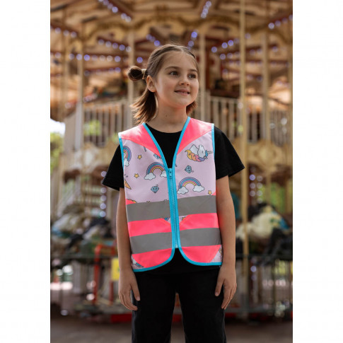 Gilet réfléchissant enfant avec motif