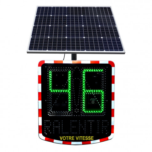 Radar pédagogique solaire mobile
