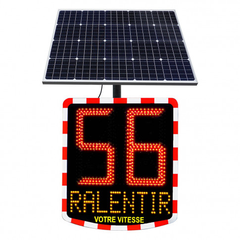 Radar pédagogique solaire mobile