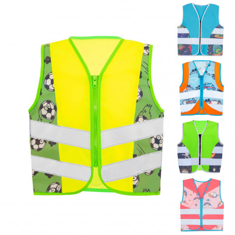 Gilet réfléchissant enfant avec motif