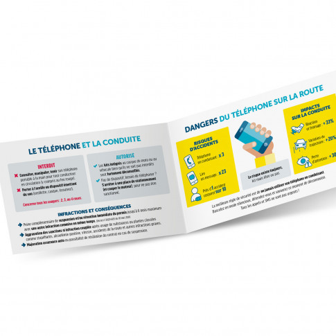Leiste für Verkehrsverstöße & Telefonieren am Steuer – personalisiert