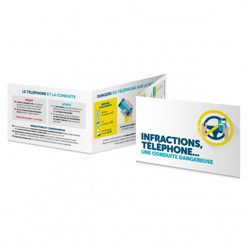 Réglette infraction routière & téléphone au volant - personnalisée