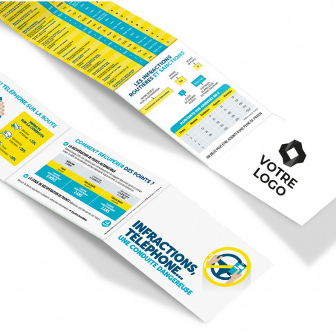 Leiste für Verkehrsverstöße & Telefonieren am Steuer – personalisiert