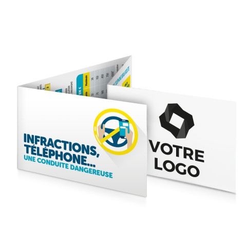 Réglette infraction routière & téléphone au volant - personnalisée