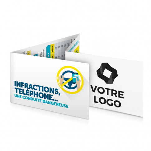 Réglette infraction routière & téléphone au volant - personnalisée