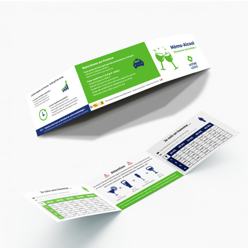 Individuell anpassbarer Alkohol-Spickzettel©️ Drivecase