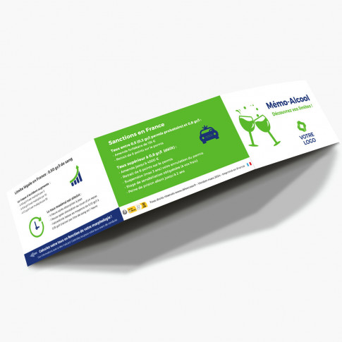 Individuell anpassbarer Alkohol-Spickzettel©️ Drivecase