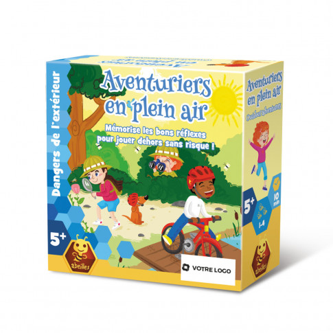 Jeu de mémoire "Aventuriers en plein air" personnalisable