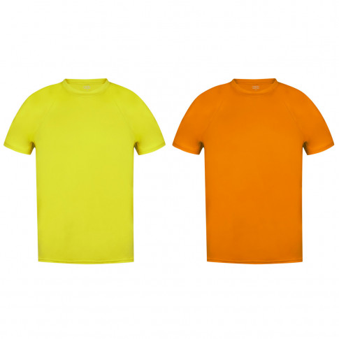 Personalisierbares fluoreszierendes Dry Fit-Sport-T-Shirt