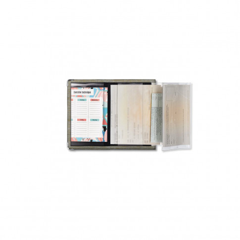 Personalisierte Tasche für Fahrzeugschein aus Stoff