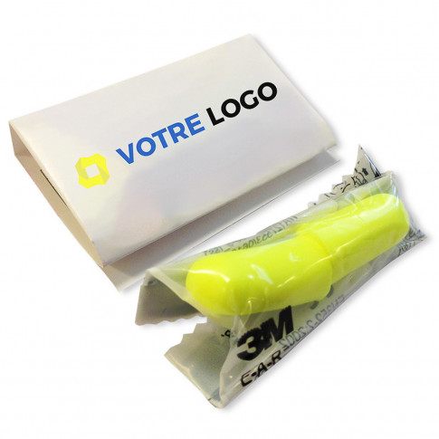 Werbe-Ohrstöpsel mit Kartonbox