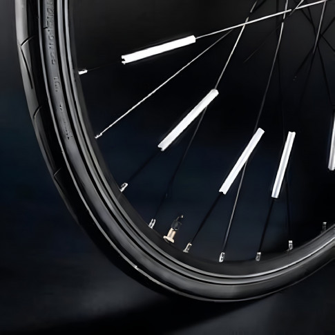 Reflektierende Stäbe für Fahrräder