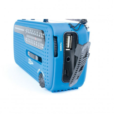 Dynamo-Radio mit Lampe